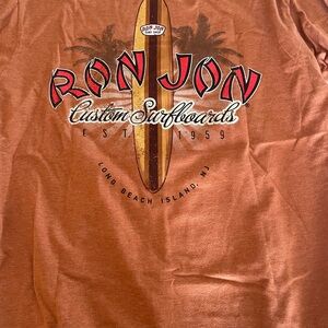 New   Ron Jon Brown short  Sleeve Tee Surf Style